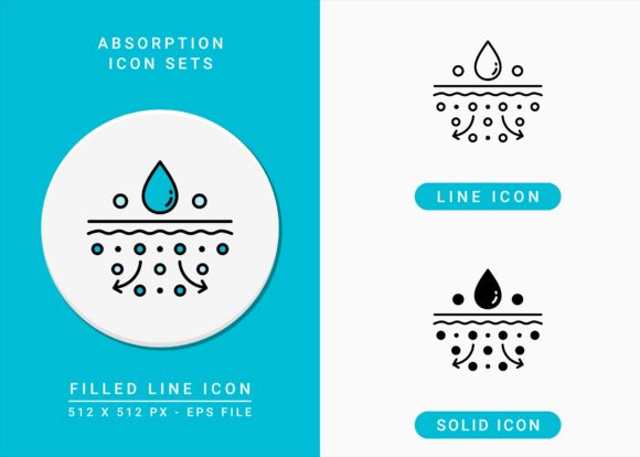 Absorption Icons Set: A Practical Resource for Modern Design Projects