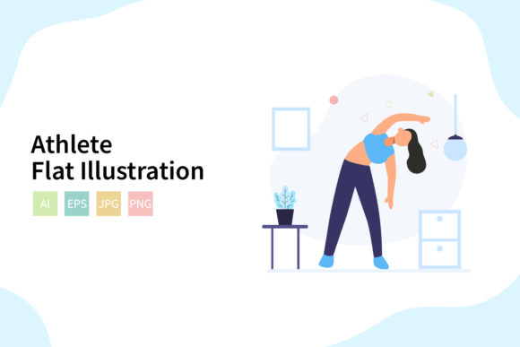 Athlete Flat Vector Illustration: Choosing and Using with Confidence