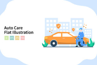 Auto Care Flat Vector Illustration: A Practical Design Solution for Modern Projects