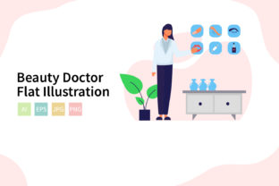 Beauty Doctor Vector Illustration: Creative Visuals for Modern Healthcare Design
