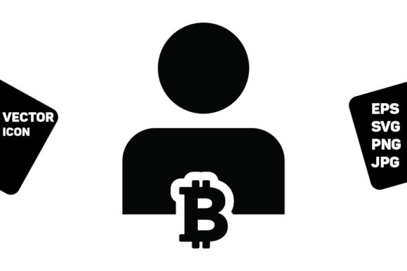 Bitcoin Crypto Sign Vector Icons for Modern Design Projects