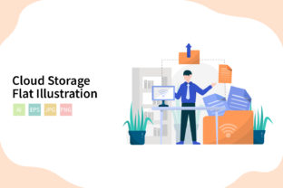 Cloud Storage Illustrations for Modern Digital Needs