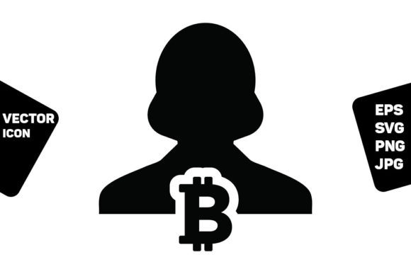 Cryptocurrency Icon Vector Bitcoin Sign for Creative Design Projects