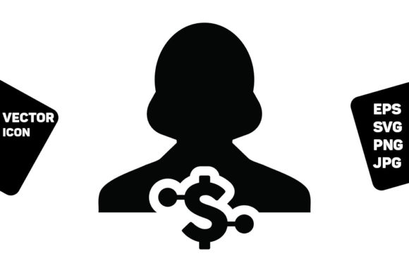 Dollar Icon Vector: Digital Money Symbol for Modern Design