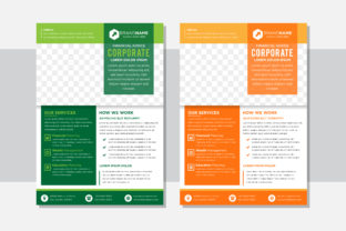 Green Orange Vertical Flyer Rectangle: A Smart Design Choice for Modern Business Materials