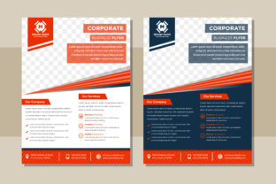 Orange Geometric Vertical Flyer: A Modern Design Template for Versatile Visual Communication