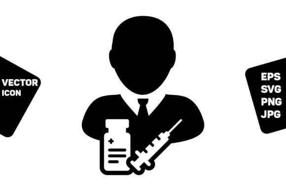 Pharmaceutical Icon Vector with Vaccine: Essential Visual Tools for Modern Healthcare Communication