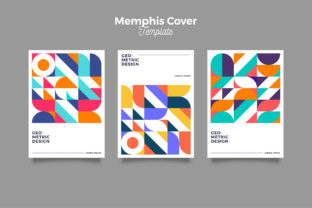 Retro Bauhaus Cover Design Template: A Dynamic Choice for Modern Design Projects