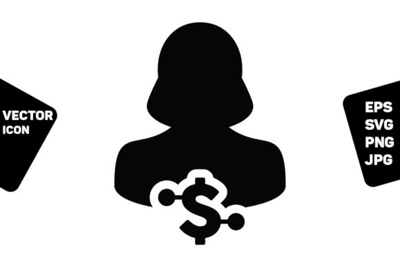 Wallet Icon Vector Digital Dollar Sign