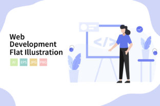 Web Development Flat Vector Illustration: Practical Uses for Modern Design Projects
